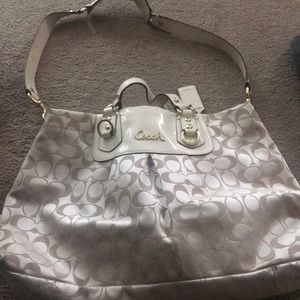 White coach purse
